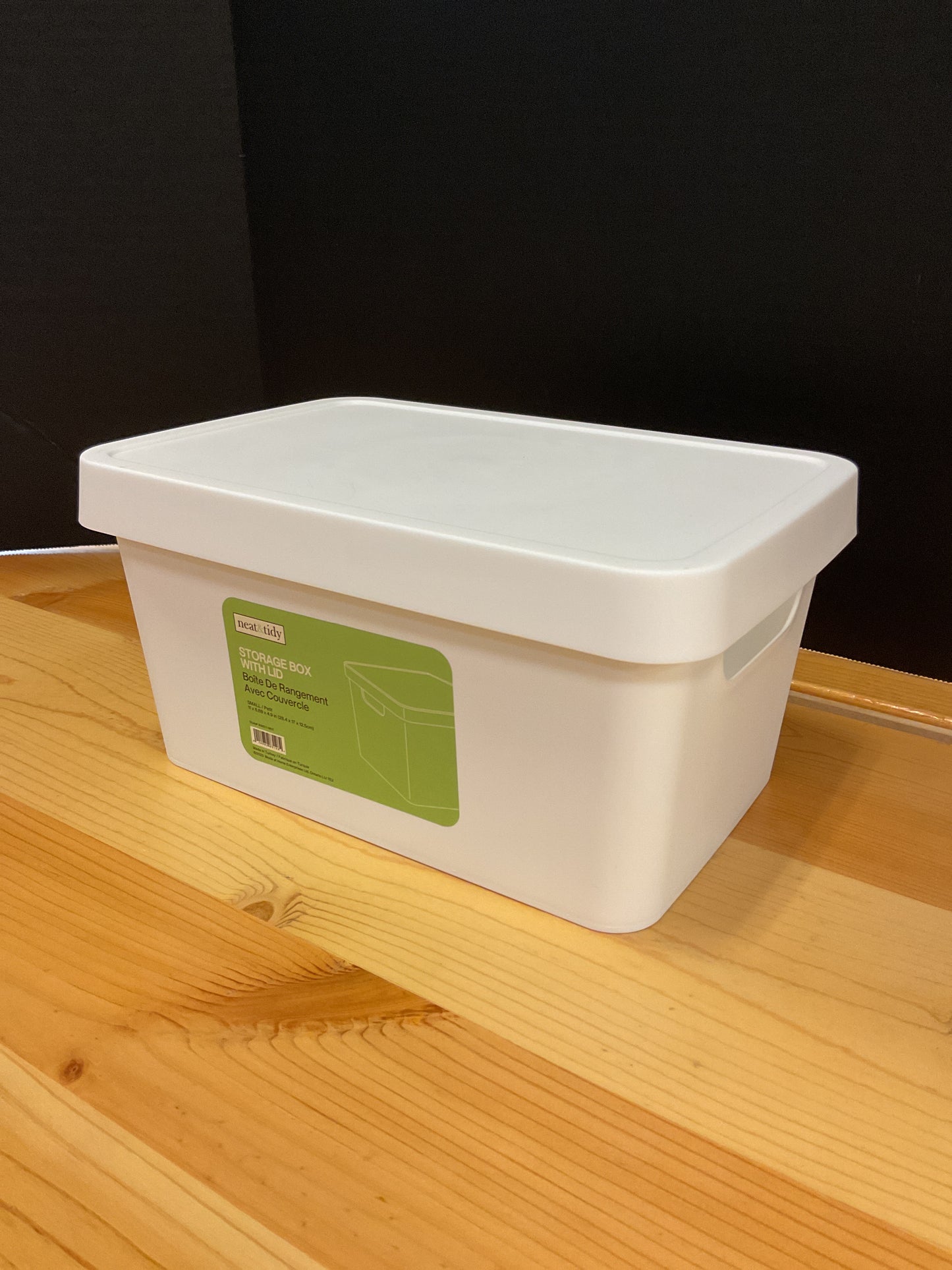 STRG BOX W/LID 11.2 X 6.7 X 5 WHITE