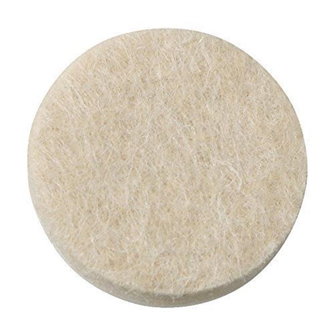 FELT PADS 1" RND HD ADH OAT 16PK