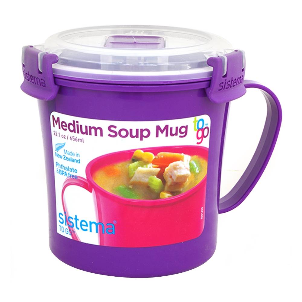 SOUP MUG TO GO ASSTD COLORS
