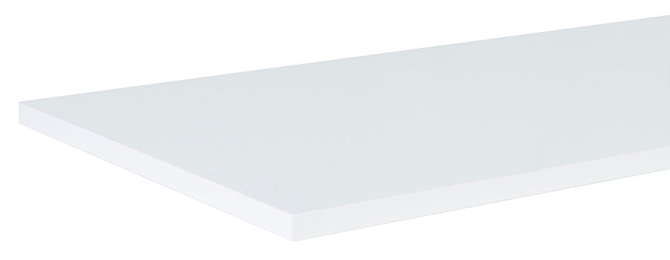 72"x14" WOOD SHELF WHITE