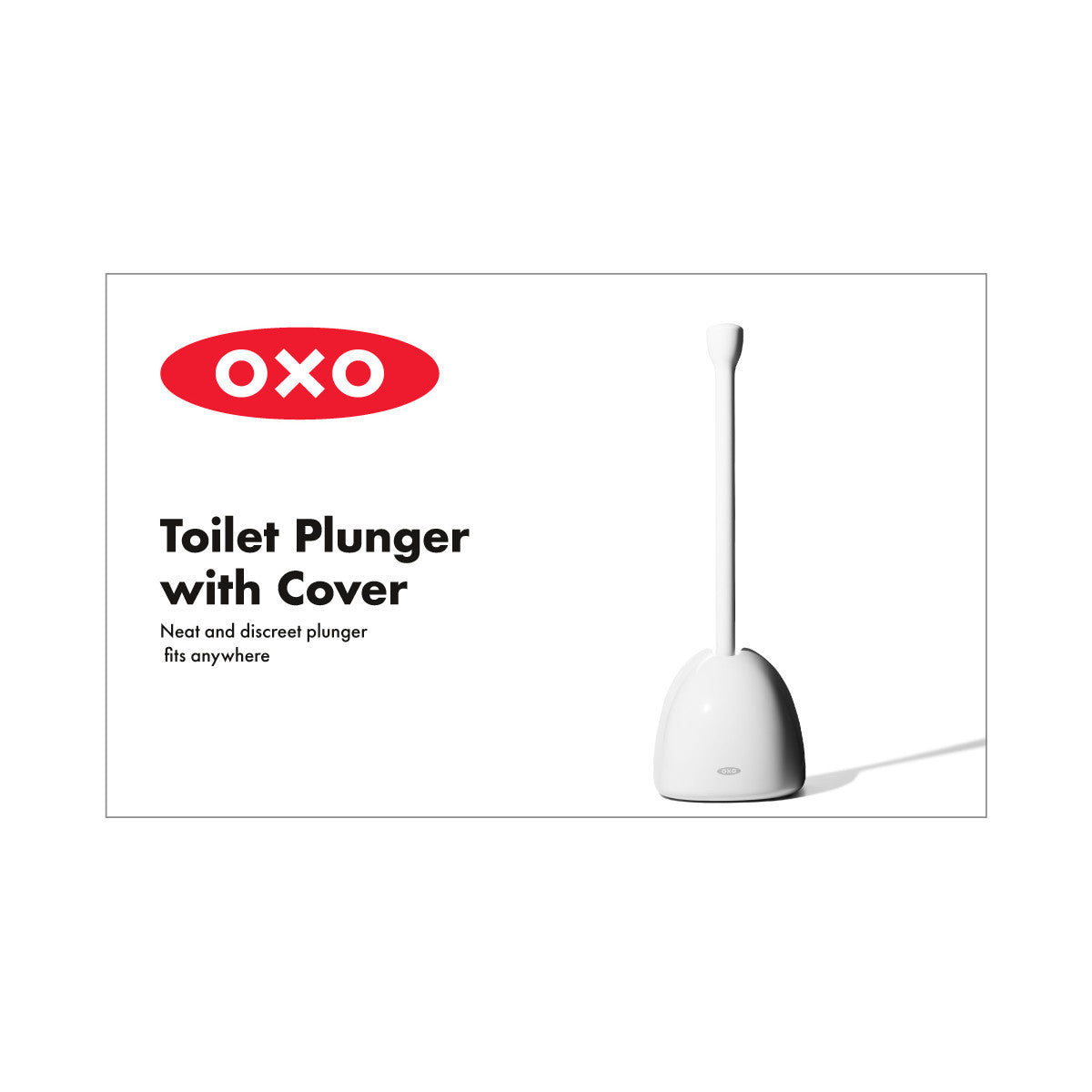 OXO TOILET PLUNGER W/COVER