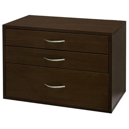 OBOX 3 DRAWER CHOCOLATE