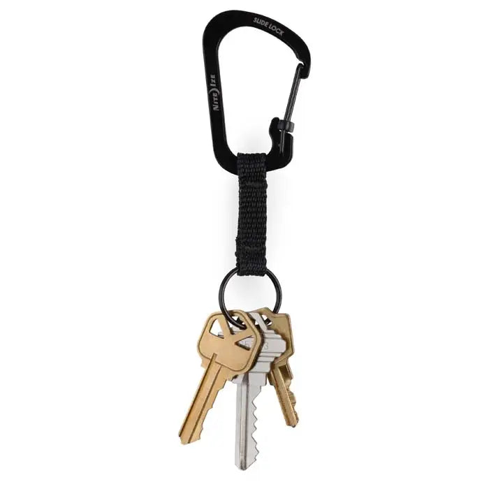 SLIDELOCK KEY RING - BLACK