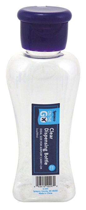 3OZ CLEAR DISPENSER BOTTLE W/CAP