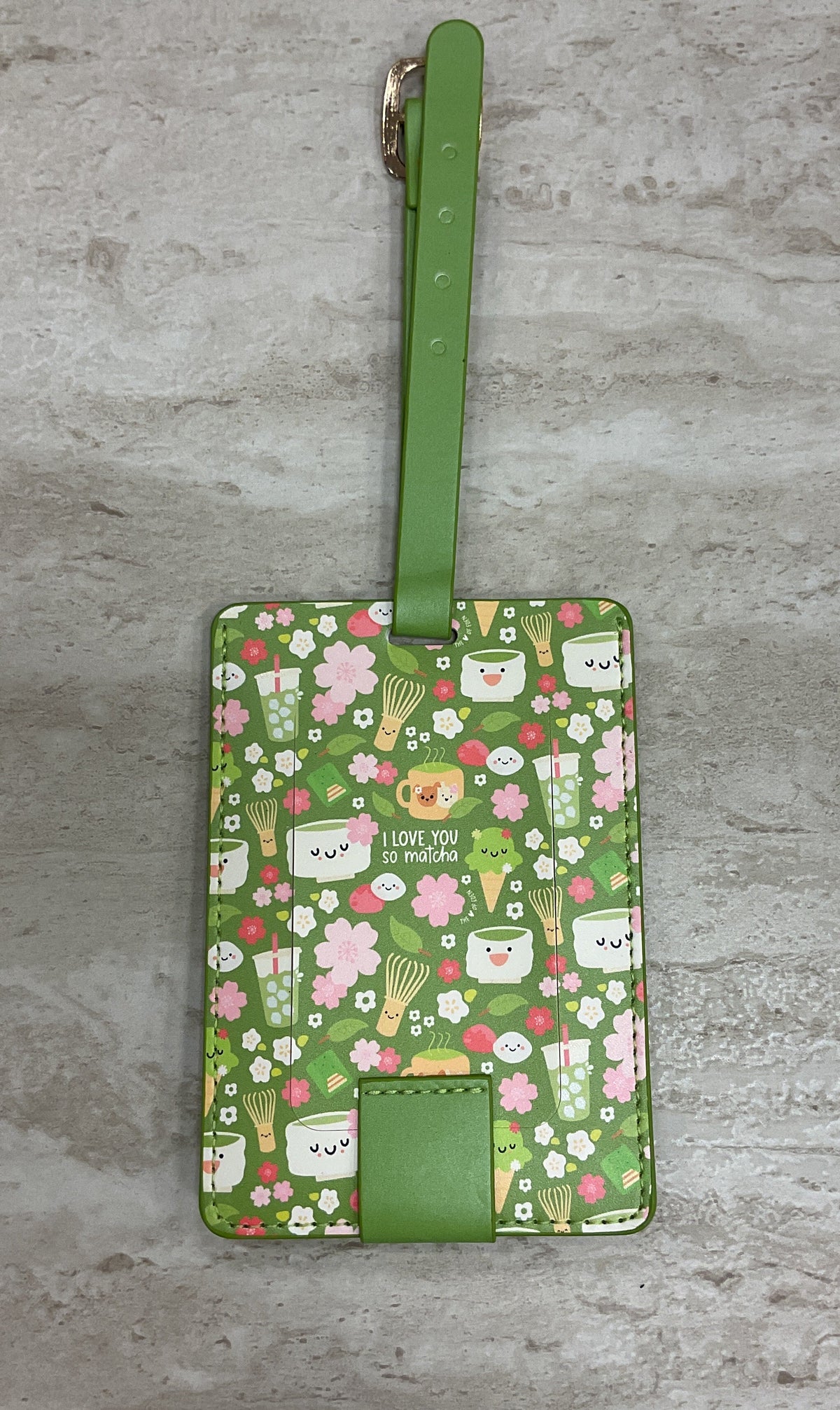 EDEN LUGGAGE TAG I LOVE YOU SO MATCHA