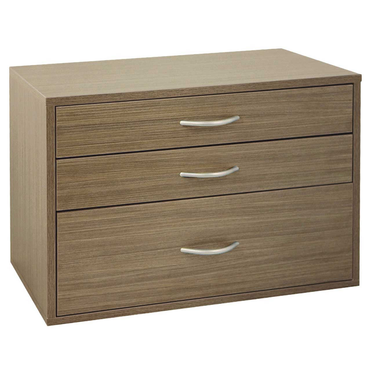 OBOX 3 DRAWER DRIFTWOOD