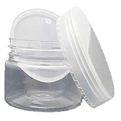 3oz CLEAR JAR W/ LEAKPROOF LID