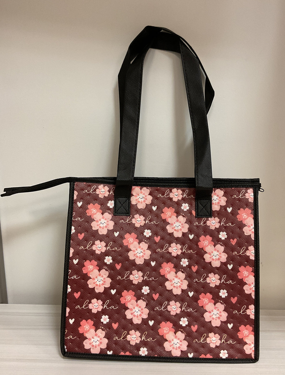 EDEN INSULATED BAG MEDIUM ALOHA SAKURA WINE
