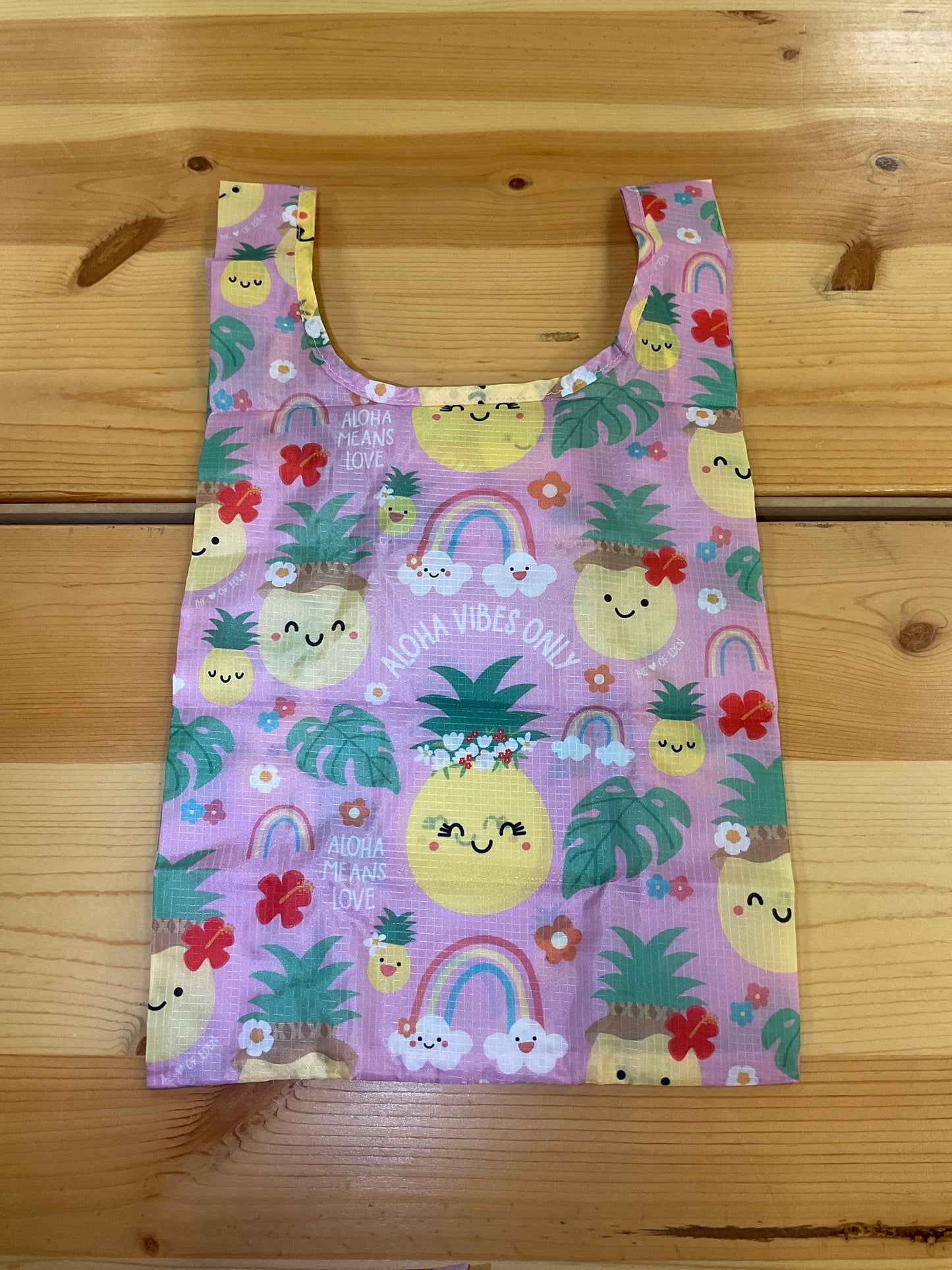 EDEN SMALL TOTE PAPALE PINEAPPLE