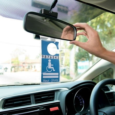 HANDICAPPED PARKING PLACARD HOLDER