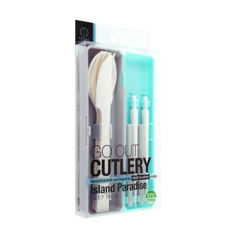 KOKUBO GO OUT CUTLERY BLUE