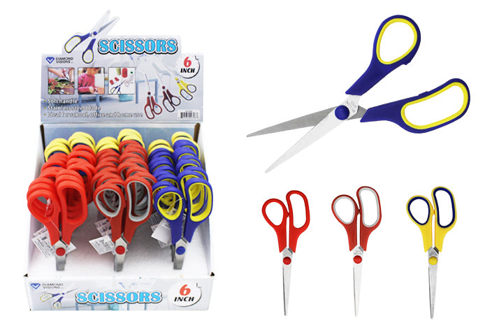 CUSHION GRIP SCISSORS 6"
