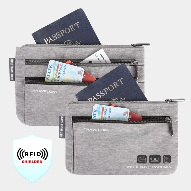 CURRENCY/PASSPORT ORG S/2 GRAY