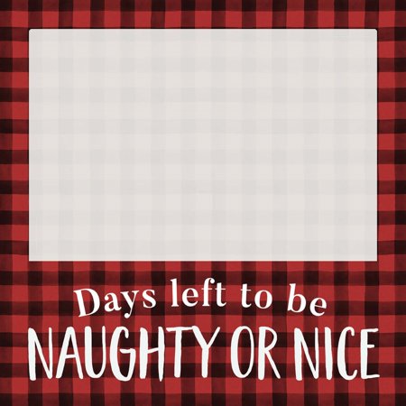 NAUGHTY OR NICE CHALKBOARD