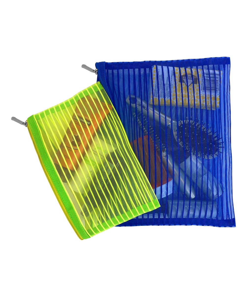 MESH TRAVEL POUCHES 2PK