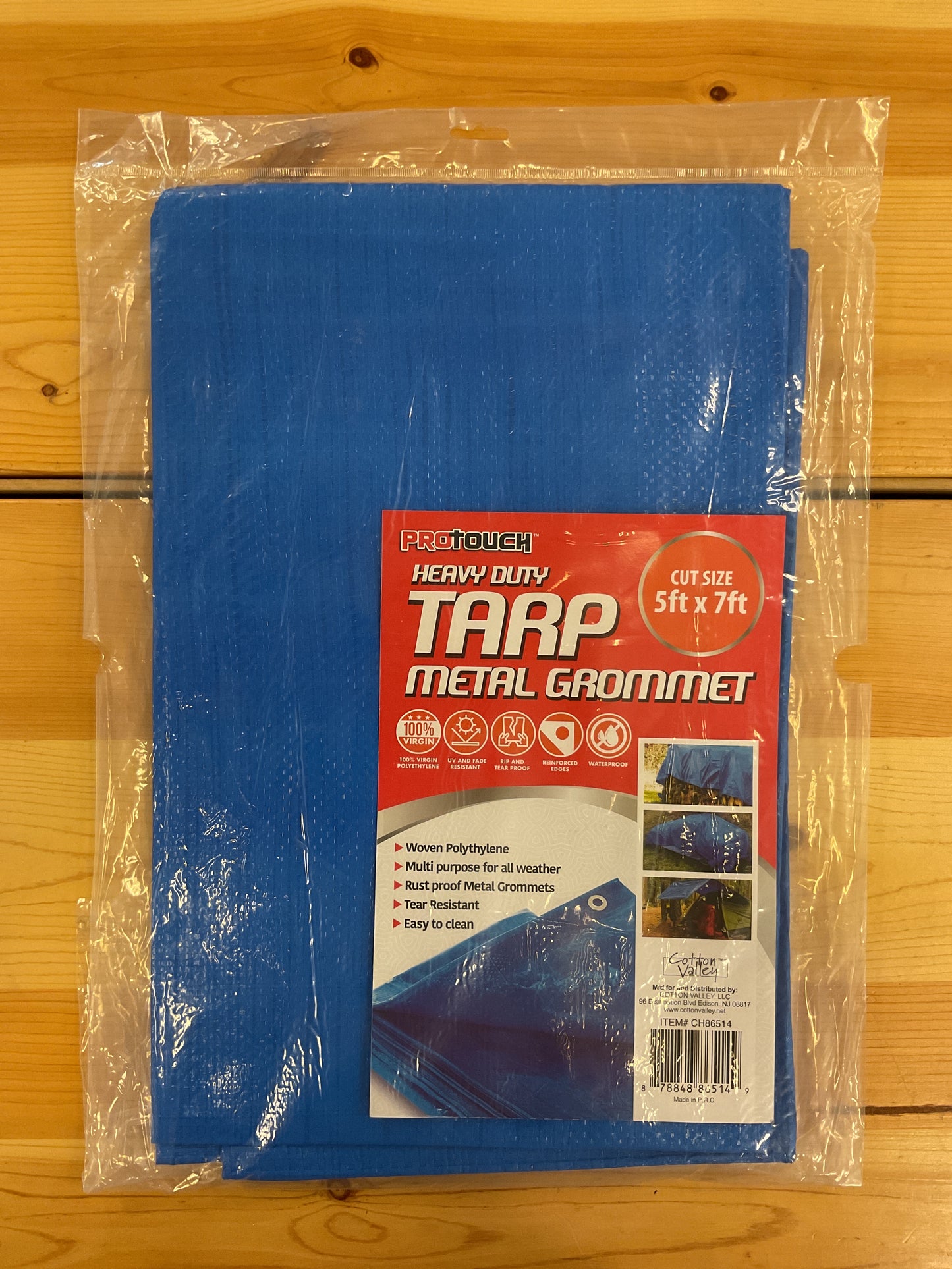 HEAVY DUTY TARP 5'X7'