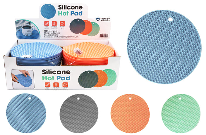SILICONE TRIVET MAT 7"