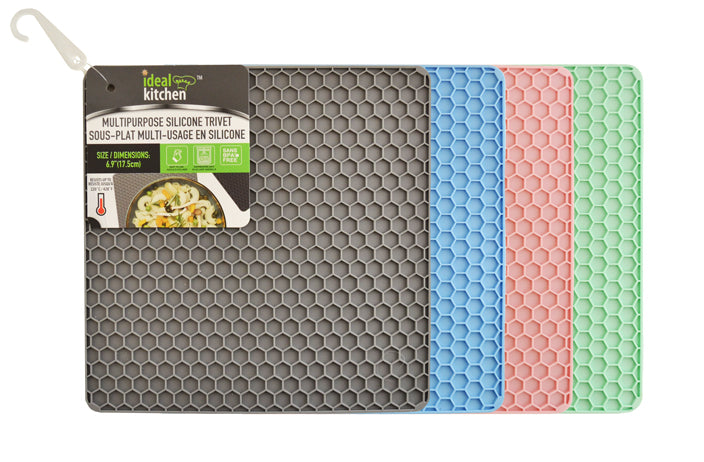 SILICONE TRIVET SQUARE