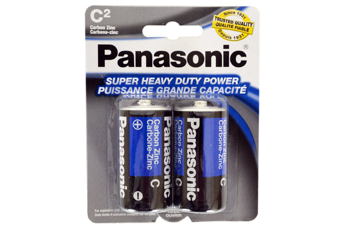 PANASONIC C BATTERIES 2PK
