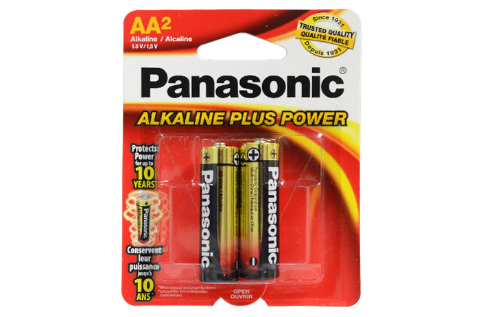 PANASONIC AA BATTERIES 2PK