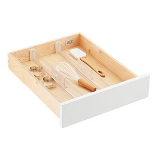 LINUS ADJ DRAWER DIVIDER S/2 CLR