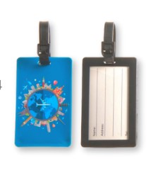 LUGGAGE TAG RUBBER WORLD