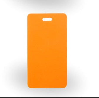 LUGGAGE TAG NEON ORANGE