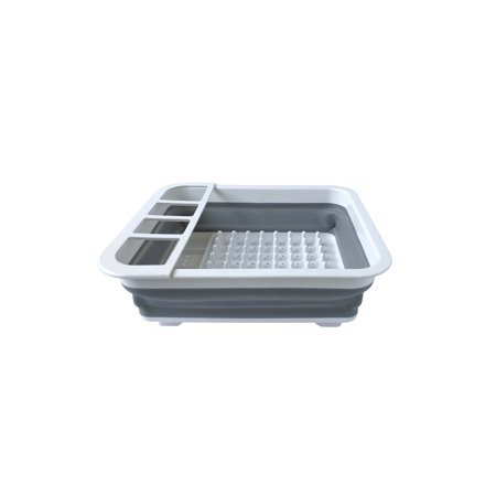 COLLAPSIBLE DISHRACK GREY