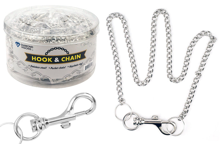 BOLT CLIP KEYCHAIN W/CHAIN 30"
