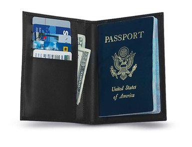 RFID PASSPORT HOLDER BLACK