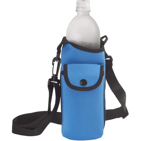 NEOPRENE BOTTLE CADDY BLUE
