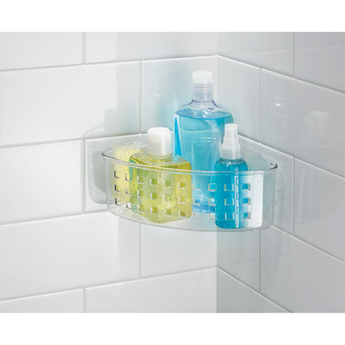 CORNER SHOWER BASKET CLEAR