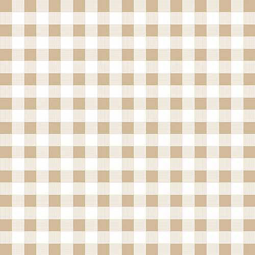 LINER NON ADHESIVE KHAKI PLAID 18"X4'