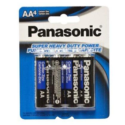 PANASONIC AA BATTERIES 4PK