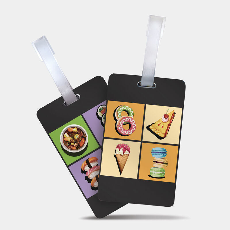 LUGGAGE TAGS SWEET N SALTY SET OF 2