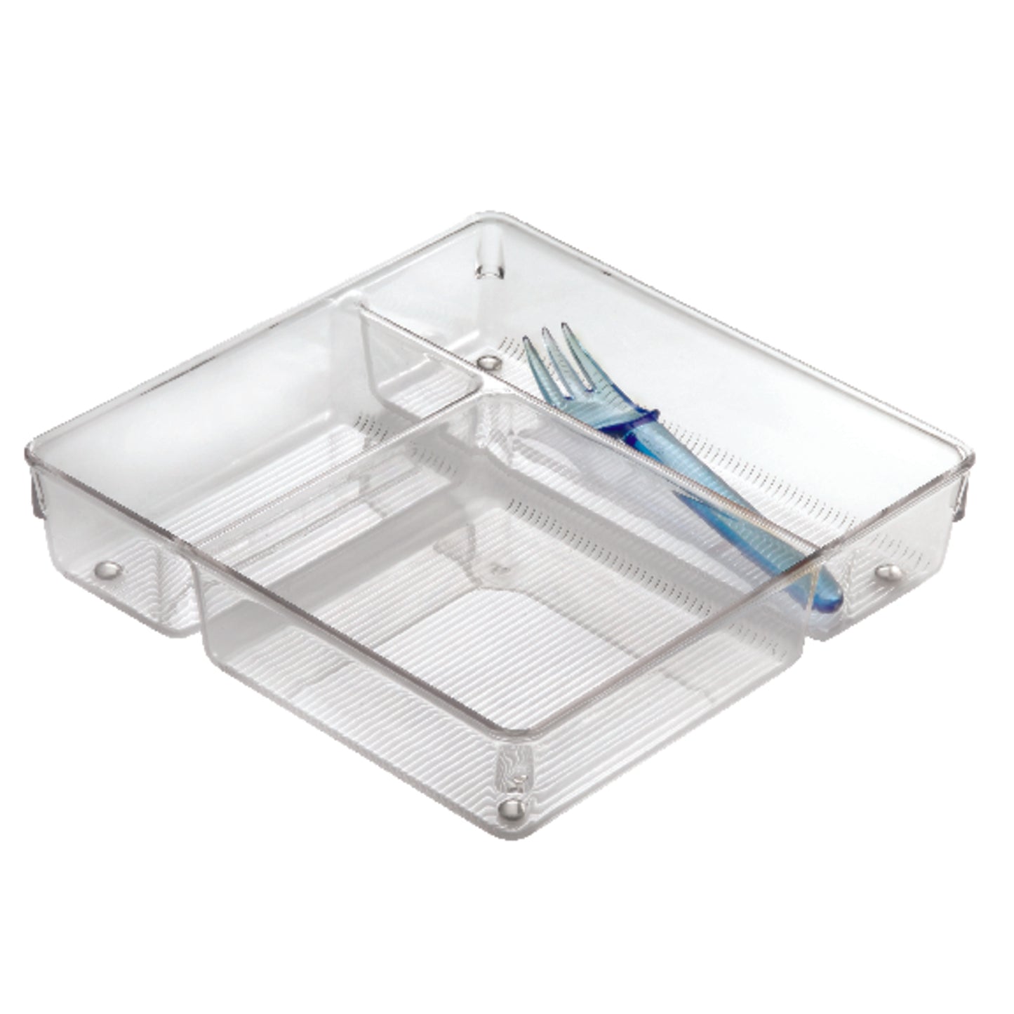 RPET LINUS MULTI DRAWER ORG. 9X9X2 CLEAR