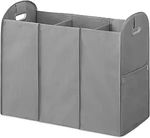 COLLAPSIBLE LAUNDRY SORTER GREY