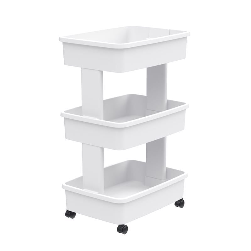 3-TIER STORAGE CART W/WHEELS