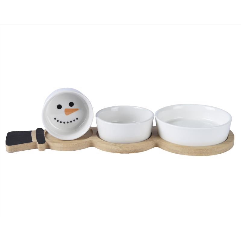 SNOWMAN TAPAS SET