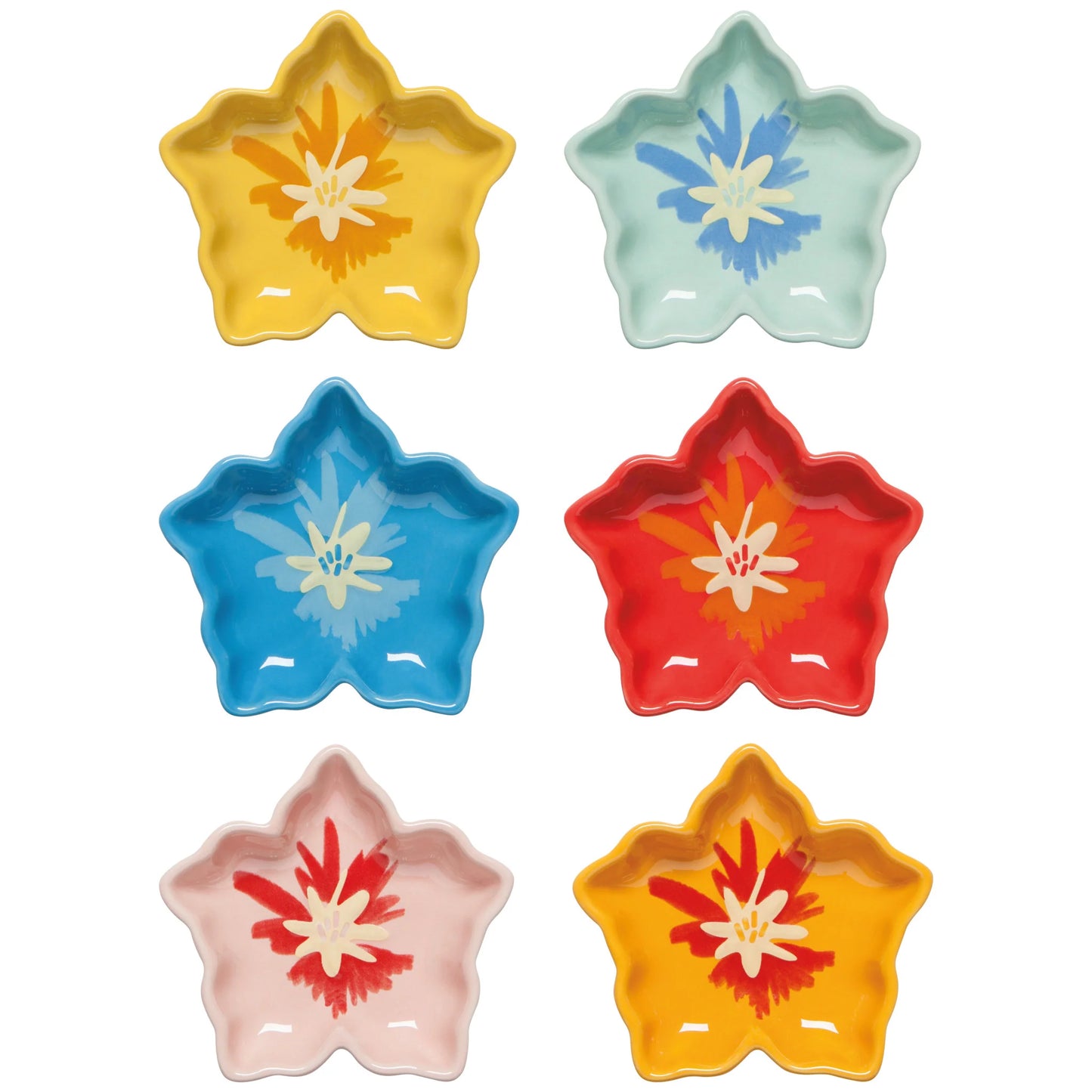 TROPICAL FLOWER TRINKET DISH
