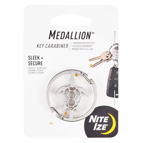 MEDALLION TURTLE KEY CARABINER