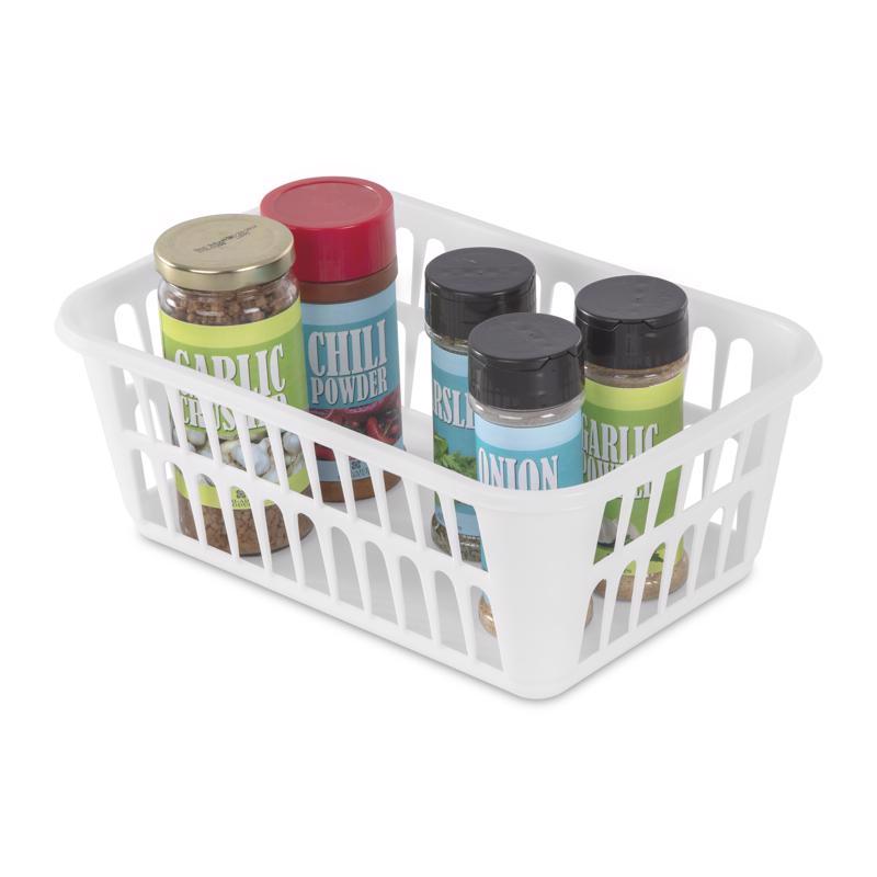 STORAGE BASKET SM WHITE