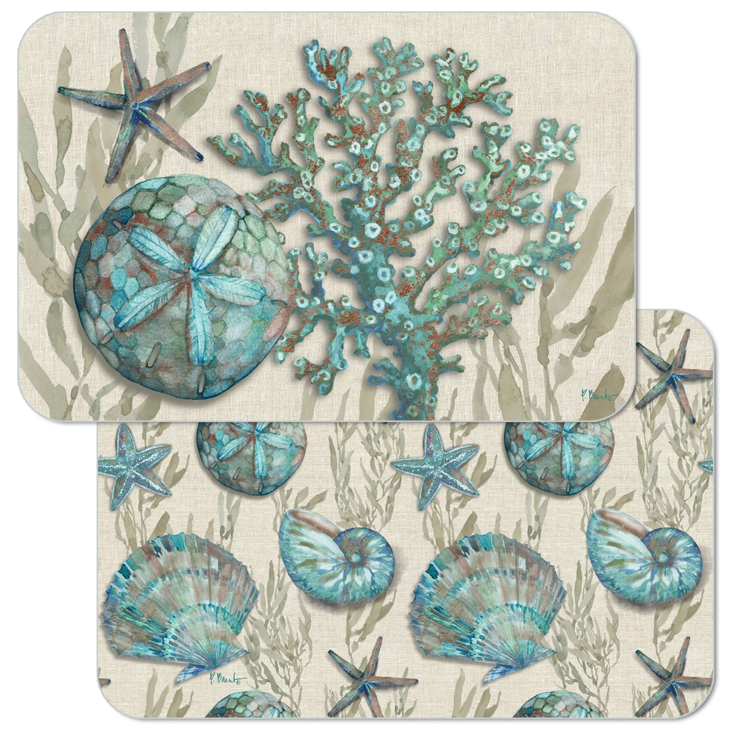 PLACEMAT CRESCENT BEACH REVERSIBLE
