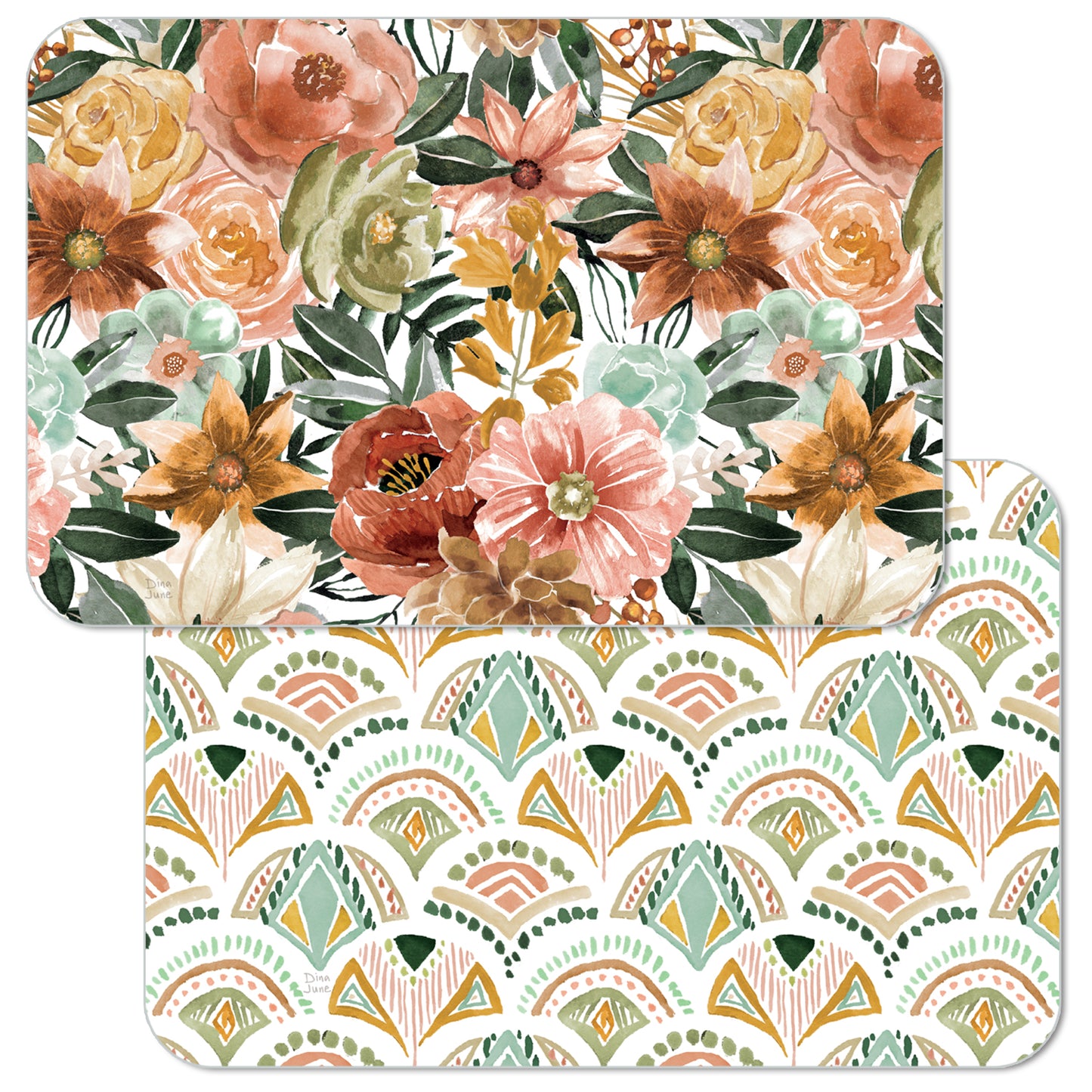 PLACEMAT FLORAL CHIC REVERSIBLE