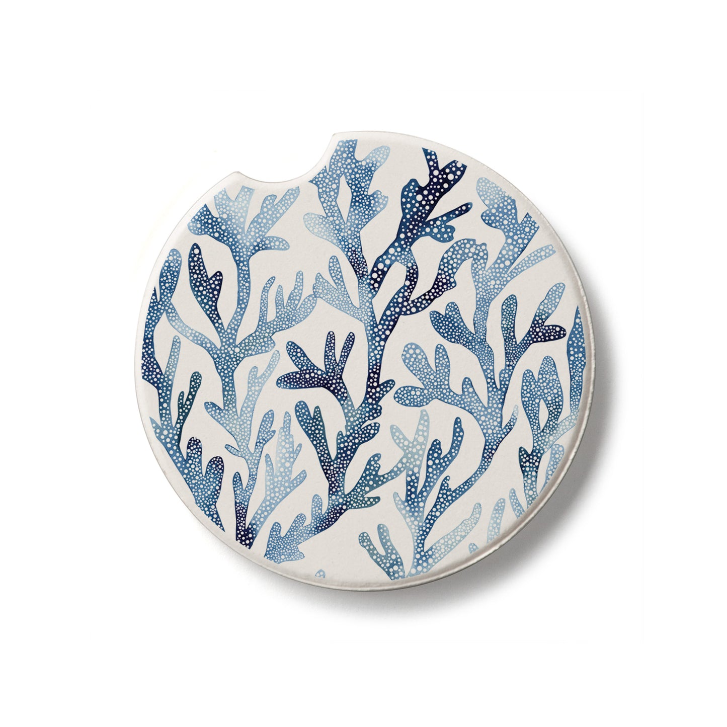 CAR COASTER OCEAN CORAL
