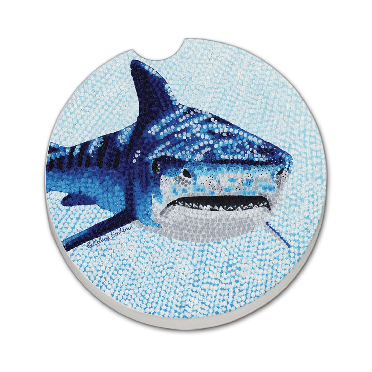 CAR COASTER TIGER SHARK