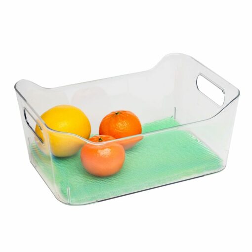 FRIDGE BIN W/MAT 4X9.5X6.5