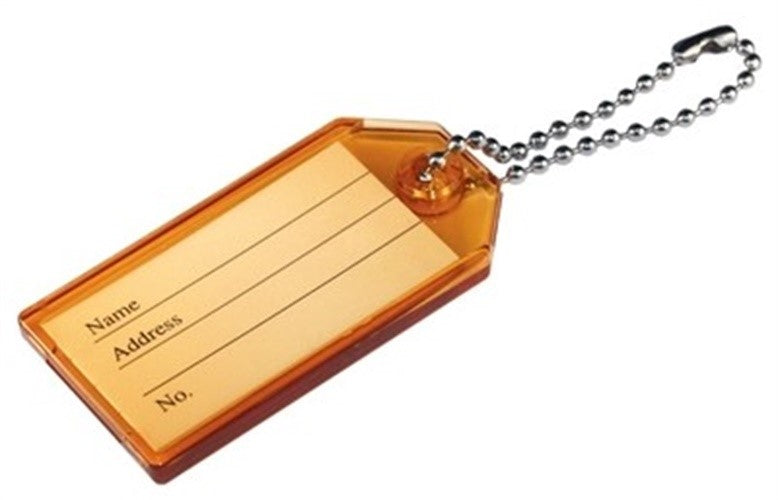 KEY RING ID TAG 2PK
