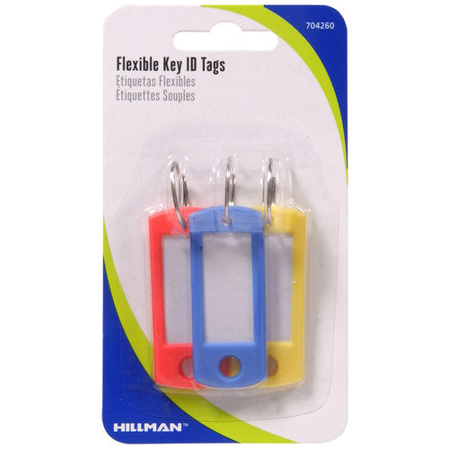 FLEXIBLE KEY ID TAGS 3PK