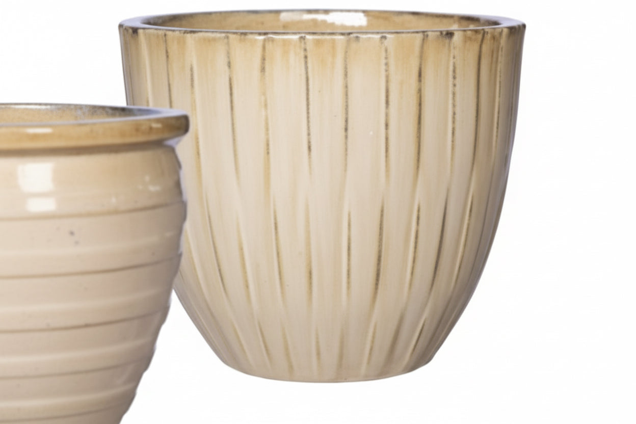 TECHNO 9.8" EGG PLANTER CREAM